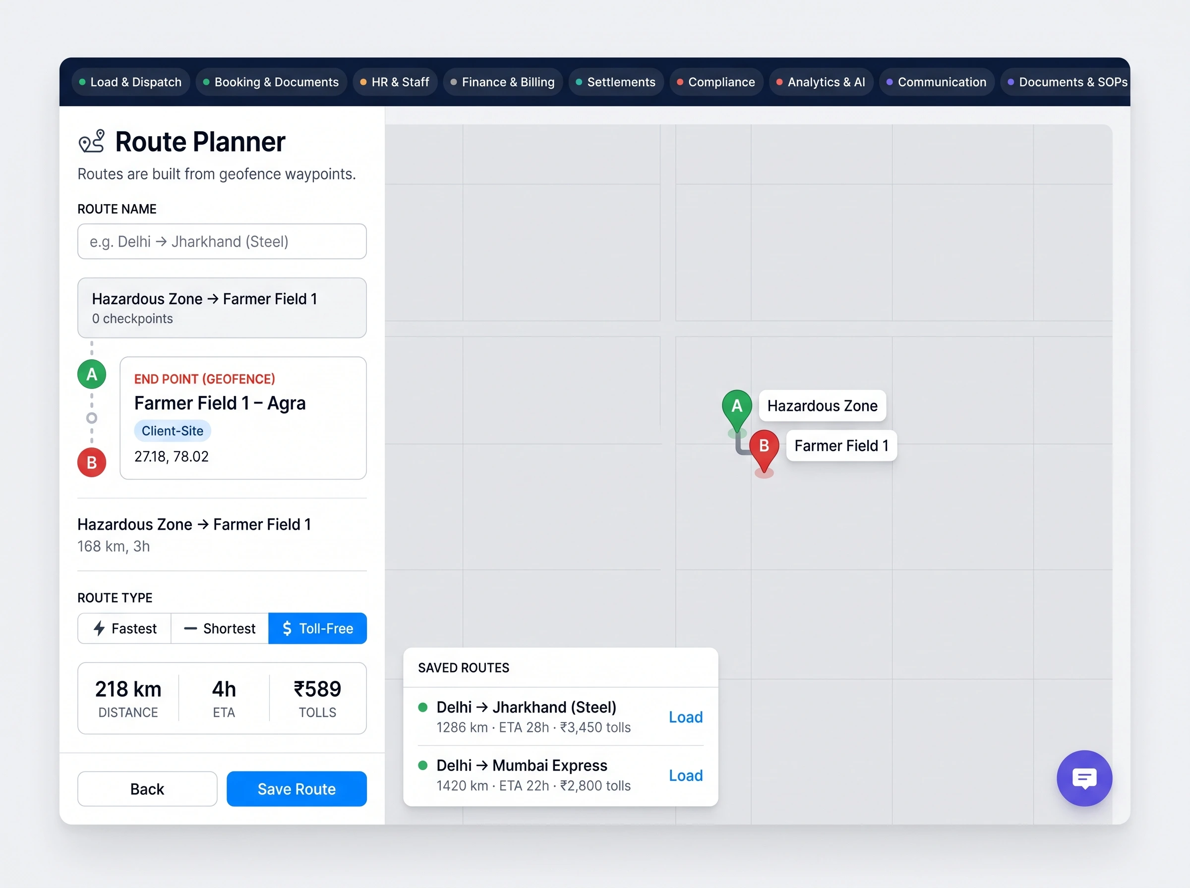 Transport Management System software